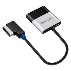 INVERY 인베리 에어듀얼 블루투스 50 aptX-HD 카플러그 호환 차량용 아우디 MMI 3G AMI 음악 인터페이스 심포니 콘서트 벤츠 미디어 및 폭스바겐 MDI, INVERY 인베리 에어듀얼 블루투스 50 aptX-H