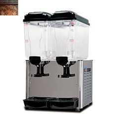 식혜 디스펜서 슬러시 아이스티 주스 슬러시기계 탄산 찜질방, 냉온 36리터, 이중 실린더 냉온 36리터