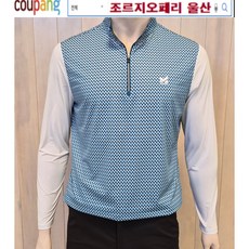 조르지오페리 몽크로스골프 NC울산점 남성 긴팔 쿨티셔츠 고급원단 화사한무늬 깔끔해보이는 남성골프원단대박상품 여름용