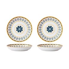 BLOWFISHFUGU북유럽빈티지접시 2p/4p 도자기예쁜접시 빈티지접시세트, A, 1개