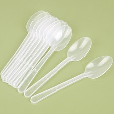 띵즈 마켓 다회용 숟가락 10P 일회용 재사용 수저 플라스틱