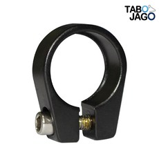 타보자고 시트클램프 육각나사용 자전거 안장 클램프 안장봉 고정 나사 높이 조절, 3.블랙-34.9mm, 1개