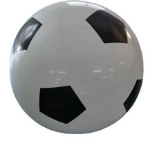 巨型充氣沙灘球 紅黃藍三色戶外草地球 學校幼兒園趣味運動會球, 加厚1米不划線足球, 1個