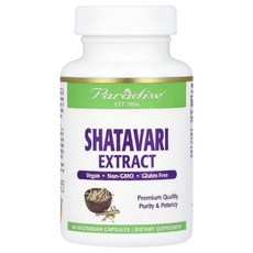 파라다이스 샤타바리 사타바리 250mg 60캡슐 아유르베다허브 Shatavari, 1개, 60정