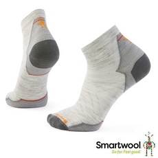 台灣黑熊 美國Smartwool 機能跑步超輕減震低筒襪 頂級美麗諾羊毛襪 跑步襪 塵灰色, 1個, M