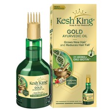 Kesh King Kesh King Gold Ayurvedic Hair Oil with 21 Herbs and Gro-Biotin Hair Nourishment and Hair C