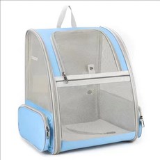 貓包外出便攜亞馬遜透氣寵物揹包狗包可摺疊大容量車載雙肩貓揹包, 1個, 藍色【適合13斤以內貓狗】