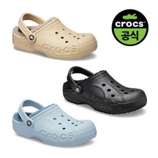 크록스 공식 성인 BAYA LINED CLOG 3종 택1 (24FUCL205969)