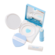 [팩트+립밤]프롬키즈 스킨듀오 세트 유아 어린이 초등 스킨케어 화장놀이 뷰티 선물, 1개, 18g, 밀키 세트(밀키 밤팩트+밀키 립밤)