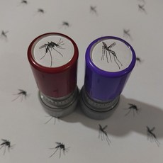 오르비 모기 도장 모기스탬프 장난감 장난 곤충도장, 살아있는 모기+죽은 모기+인쇄용 기름