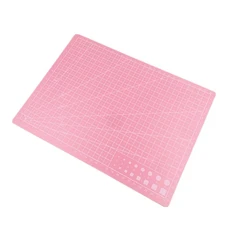 A3/4/5 커팅 매트 작업대 용 양면 패치 워크 컷 바느질 수동 DIY 칼 조각 가죽, 17 A4 pink