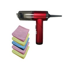 超豪 神盾強力氣旋吸充吹全方位無線吸塵器專利升級版送3D倒鉤擦巾5條-手持折疊式超強吸力充氣吹氣HEPA過濾網 車用吸塵