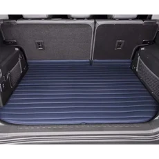 Car Fully Surrounded Trunk Mat Fit for CHERY Jetour Traveller T2 2023 Leather Interior Trim Accessor, 04 Tail box mat blue