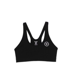 스포티앤리치 SRHWC 로고 크롭 스포츠 브라