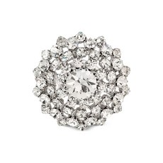 수잔 카플란 빈티지 중고 1970's 크리스털 장식 브로치