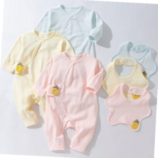파인톡톡 아기옷 아동 배냇우주복 턱받이세트 204631