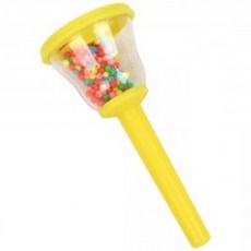 어린이악기 베이비 마라카스 노랑 51453 yellow 음악 쉐이킹 리듬 악기 딸랑이 어린이집 유치원 교재 교구, 1개