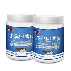 하루초유단백질 280g 2개 프로틴 보충제 분말 쉐이크, 1개