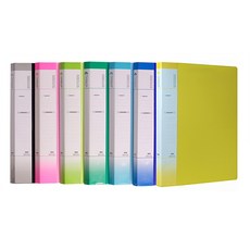 현풍산업사 PP 컬러레버화일 집게파일, 검정