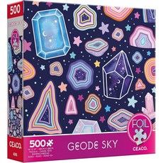 Ceaco - 포일 퍼즐 지오드 스카이 500피스 직소