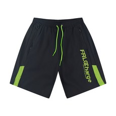 男款雙層防尷尬速乾大碼五分沙灘泳褲