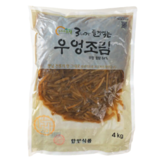 업소용 김밥 우엉조림 4kg 김밥용 우엉 식당 대용량, 1개