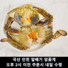 [장씨네] 당일조업 인천 산지직송 생물 활 암꽃게 kg 4~6미 (알배기), 1개, 2kg
