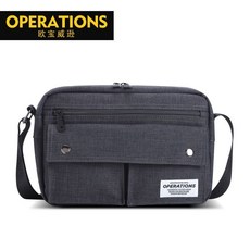 OPERATIONS 男用側背包 輕量防潑水帆布包