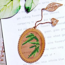 새로운 020 공예 Stich 크로스 스티치 책갈피 크리스마스 플라스틱 패브릭 바느질 자수 공예 크로스 스티치 키트 계산, 파란색, 1개