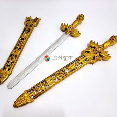 토이랄라 장난감 칼 무사 황금검 도끼 해적칼, 02.무사황금검(중), 1개