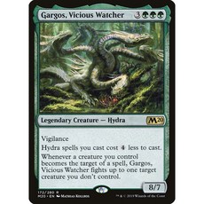 魔法風雲會 M20 衛護惡龍加戈斯 Gargos Vicious Watcher 傳奇生物 多頭龍 牌卡 8/7, 詳見包裝, 英文