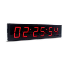 디지털 스탑워치 LED 시간 타이머 표시 농구 배드민턴 유선 무선, 1개, 6. 2.3인치 4자리 음성(유선) (호환)