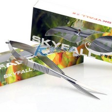【AC草影】SKYFALL 天賞 不鏽鋼彈簧剪刀（16cm）【一個】水草剪刀 - 魚缸水草修剪必備, 1個