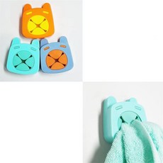 빅조이 접착식 수건 꽂이 색상랜덤 주방용