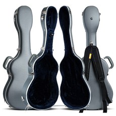 기타 하드케이스 통기타 가방 클래식 충격흡수 어쿠스틱 케이스 숄더, 30. ABS 38/39 그레이블루