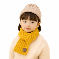 골든 도톰 따뜻한 아동용 파스텔 쁘띠 보들 소프트 머플러 목도리