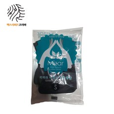 미자르 라텍스 미용장갑 블랙 (대/중/소), 10개, S