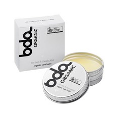 bda ORGANIC 유기농 케어밤 티 트리 & 시어 버터 | 민감한 영역 문제, 1개, 1g