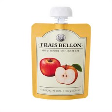 프레벨롱 짜먹는 국산 과일퓨레, 혼합맛(사과/배), 100g, 10개