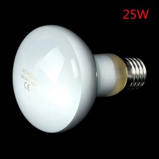 UVA + UVB 파충류 램프 전구 거북이 베이킹 UV 가열 램프 양서류 도마뱀 온도 조절기, 25W, 1, 25W