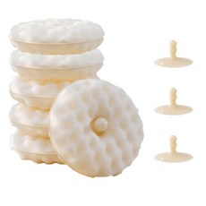 거품왕 설거지 원형 수세미 2p + 흡착 홀더 세트, 2개입, 3세트