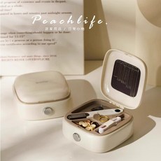 奶油風針線收納盒 便攜針線組 針線收納盒 旅行針線包 針線套組 縫紉盒 針線盒 針線, 1個, 1