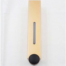 森林優選 浴室皁液器 免打壁掛式給皂器, 1個, 免打孔金色 單杯