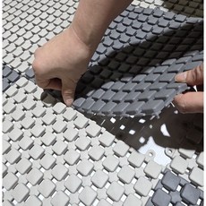 더블유에스랩 논슬립 발매트 국내생산 욕실 화장실 베란다 미끄럼방지 말랑한 쿠션 발이편한 조립형매트 30*30cm, 그레이, 20개