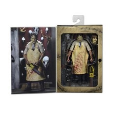 NECA 德州電鋸殺人狂皮臉 Leatherface 40週年版 手辦人偶模型 恐怖電影經典收藏, 1個, 40週年殺人狂