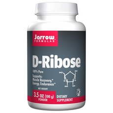 Jarrow FORMULAS D-核糖粉, 1罐, 100g