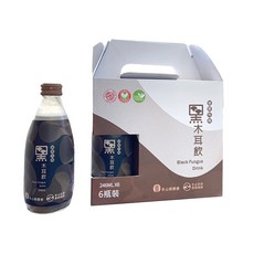 冬山鄉農會 有機黑木耳飲 6瓶入 246ML, 6個
