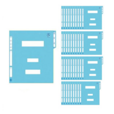 오피스존 정부화일 A4 MB, 청색, 10개
