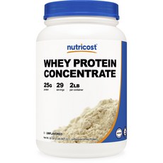 Nutricost 濃縮乳清蛋白無味, 1個