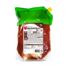 이츠웰 닭강정소스 치킨 양념 업소용 통닭 액상 요리용 조리용, 1개, 2kg